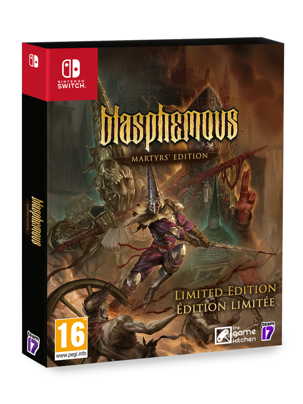 Blasphemous: Martyr's Edition (Limited Edition) - Nintendo Switch - Platformer - PEGI 16