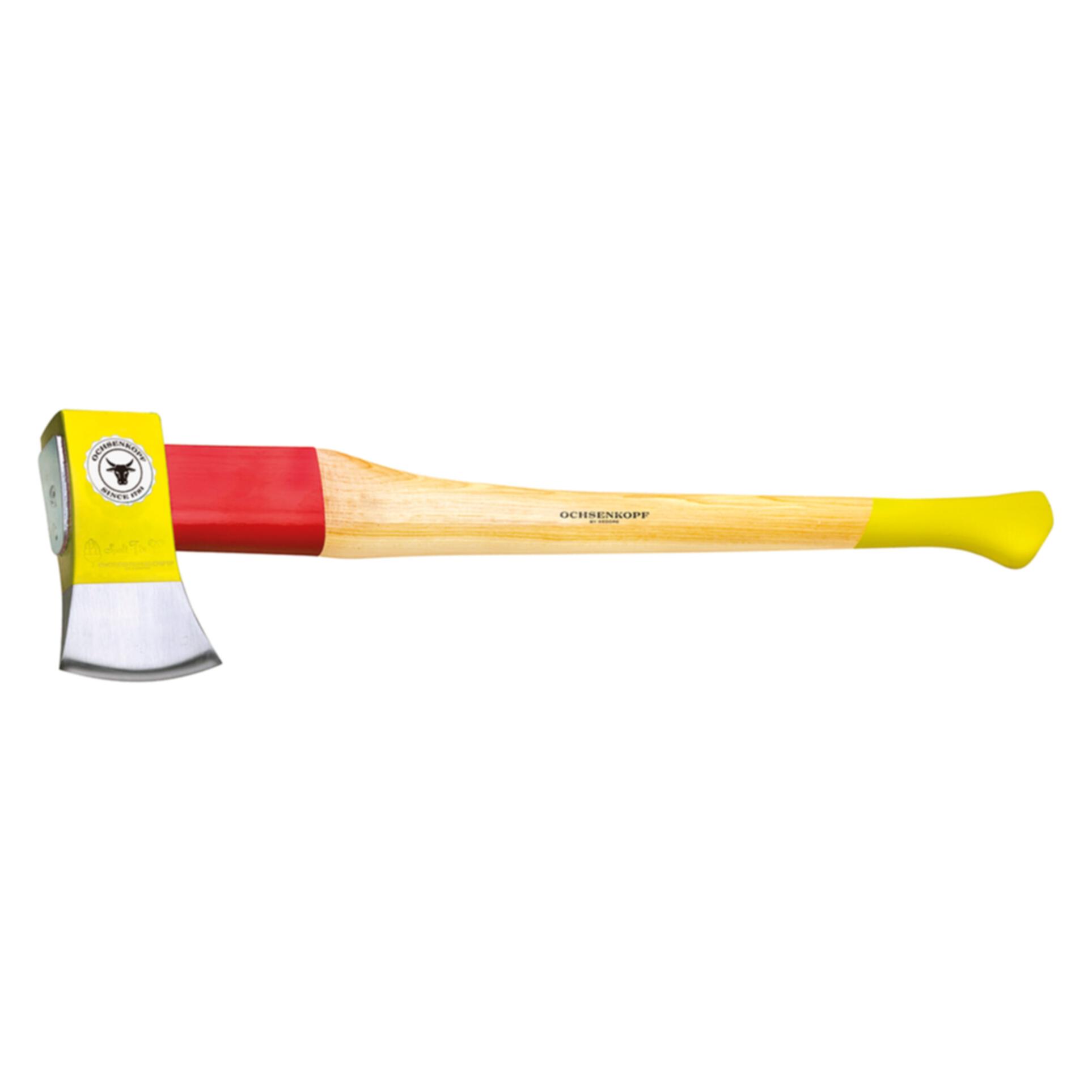 Ochsenkopf OX 648 H-1257 SPALT-FIX-Axt ROTBAND-PLUS mit 70cm Hickorystiel (4017981003476 M1054-1621)