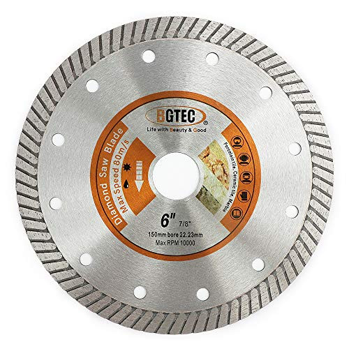 BGTEC Diamant Doorslijpschijven 150 mm Superdun voor Tegel en Porselein, 22,23 mm opname