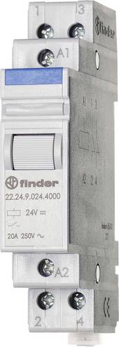 Finder 22.24.9.012.4000 Industrierelais Schaltstrom (max.): 20A 2 Öffner 1St.