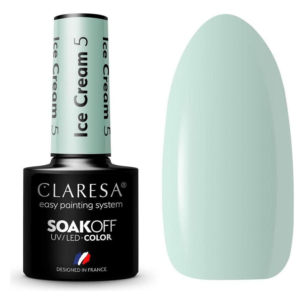 Claresa Soak Off Hybrid Nagellack Ice Cream 5 5ml (Blau) (45169835)