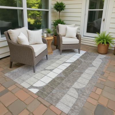 Addison Rugs Machine Washable Indoor/ Outdoor Modern Finch Chantille Rug