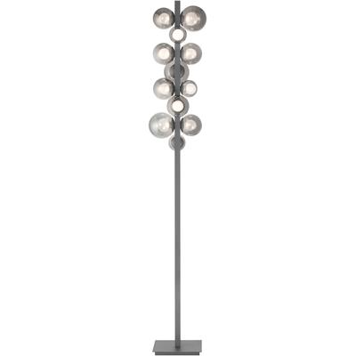 NEUHAUS PURE LED Stehlampe "PURE Popup", grau (platinfarben), 12, H: 160cm, 1 Stk., Leuchten, Stufenloses dimmen, CCT, Tastdimmer, Memoryfunktion, LED Stehlampe