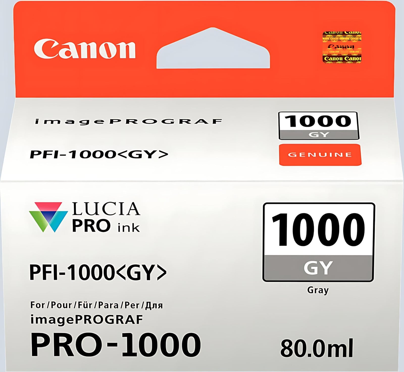 Canon PFI-1000 GY inktcartridge - grijs