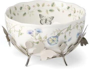 Lenox Butterfly Meadow 25th Anniversary Bowl with Stand
