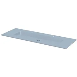 Bette BetteAqua Einbau-Waschtisch A072-418HLW2,PW 140x49,5cm, HLW2,PW, blue satin