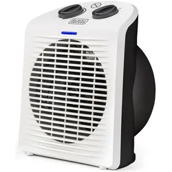Black & Decker Heater Black&Decker BXFSH2000E 2in1, Heizlüfter, Weiss, Schwarz, Grau