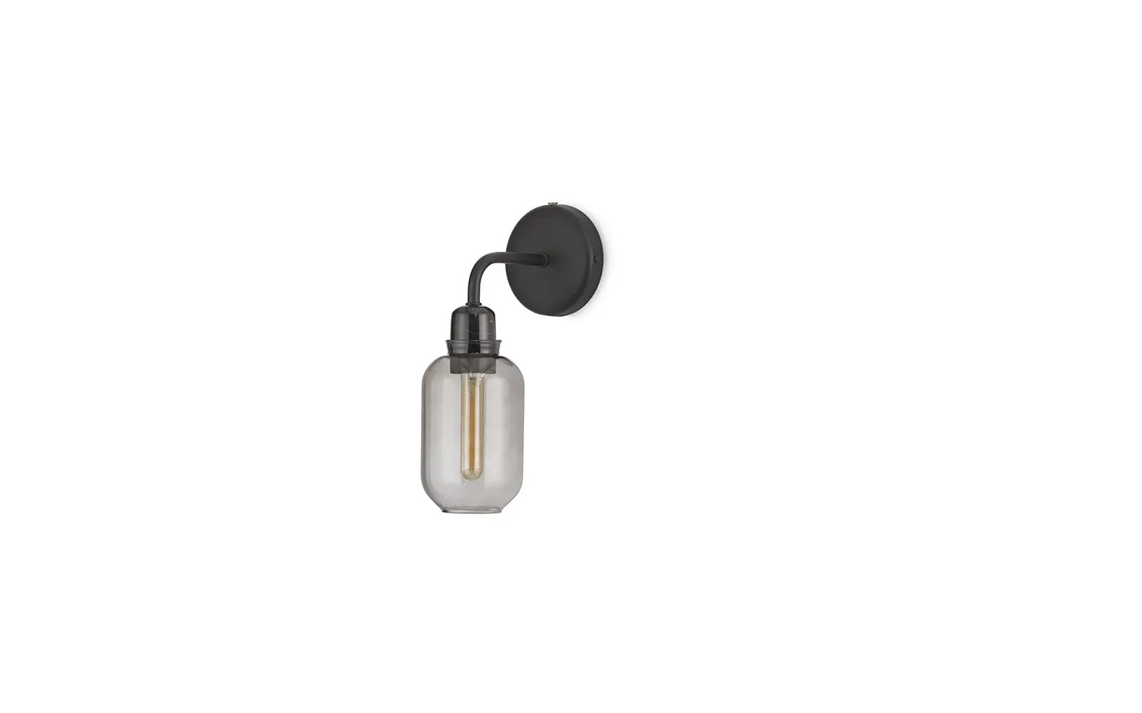 Normann Copenhagen Amp wandlamp smoke/black