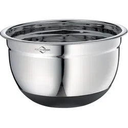 Rührschüssel rutschfest (D 24 cm) - silber - D 24 cm