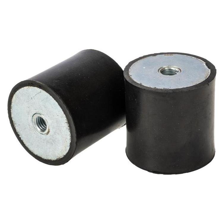 RS PRO Stud Mount (F/F) 40x40mm M8 60 ShA (1264911)