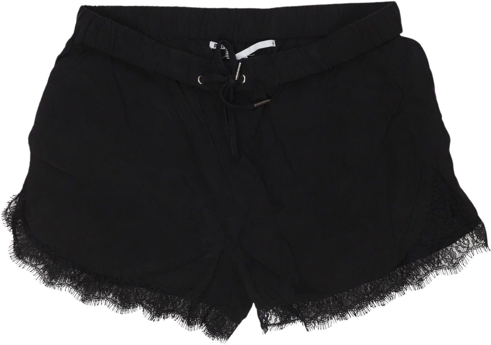 Just Female Damen Shorts, Schwarz, Gr. M, Viskose - Second Hand