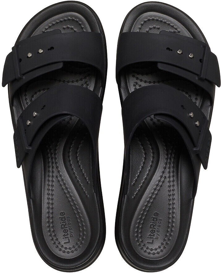 CROCS Mules compensées Brooklyn Buckle