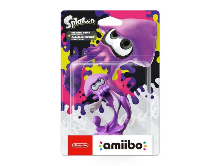 Figurine Amiibo Splatoon - Calamar Inkling (violet Néon) NINTENDO