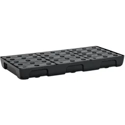 Cemo, Zubehör Lagereinrichtung, Auffangwanne 27l L976xB495xH95mm PE m.PE-Rost u.Leckanzeiger