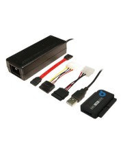 LogiLink Adapter USB 2.0 to 2,5 + 3,5 Zoll IDE + SATA HDD OTB Speicher-Controller ATA (AU0006C)