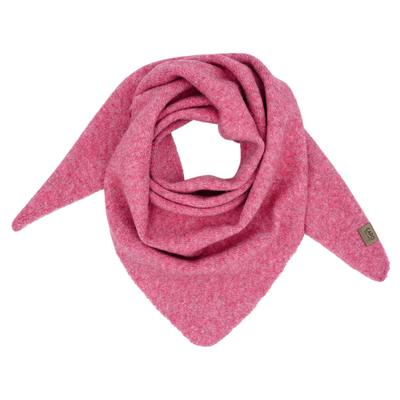 Dreieckstuch CAPO, Damen, pink, Strick, Kunstfaser, Modetücher, dezente Melange-Optik, weich, wärmend