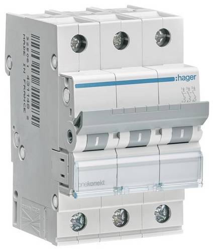 Hager MCN363 Leitungsschutzschalter 3polig 63A 400V