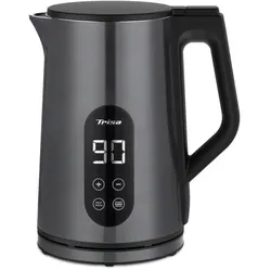 TRISA Wasserkocher 2200W 1.7L kabellos Temperaturauswahl anthrazit