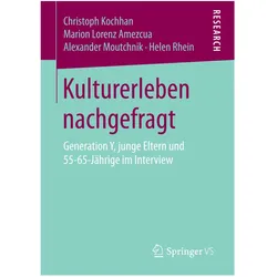 Kulturerleben nachgefragt, Fachbücher von Christoph Kochhan, Helen Rhein, Alexander Moutchnik, Marion Lorenz Amezcua