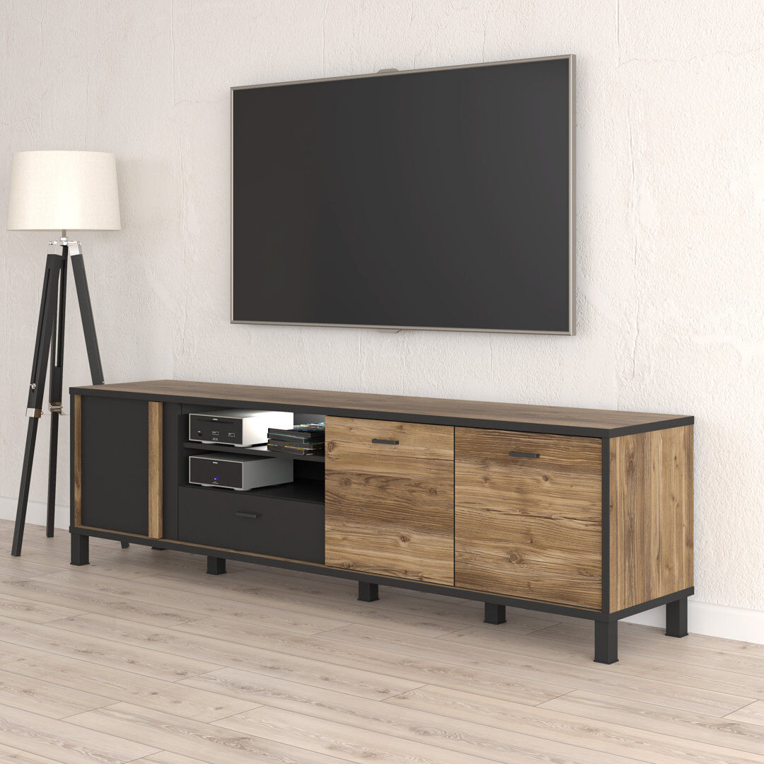 Borough Wharf Caramont TV Stand for TVs up to 88" 88"