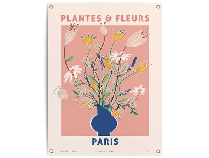 REINDERS Gartendeko, Blumen, Garten, Bilder, Wanddeko, Room Decor, Leinwand, Mehrfarbig, 80 x 60