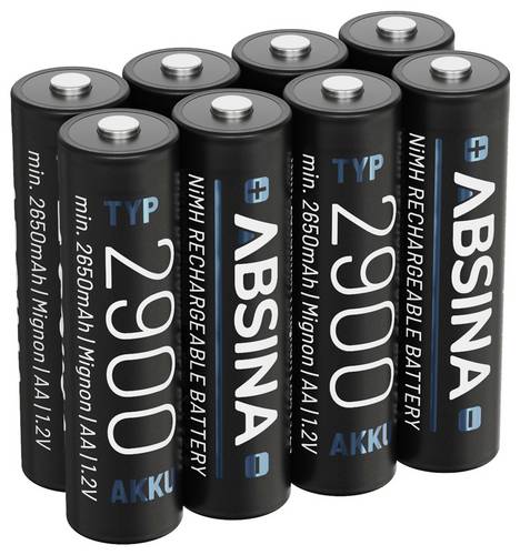 Absina Mignon (AA)-Akku NiMH 1.2V 8St.
