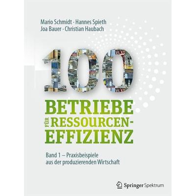 100 Betriebe für Ressourceneffizienz - Band 1, Gebundene Ausgabe von Mario Schmidt,Hannes Spieth,Joa Bauer,Christian Haubach, Springer Berlin,