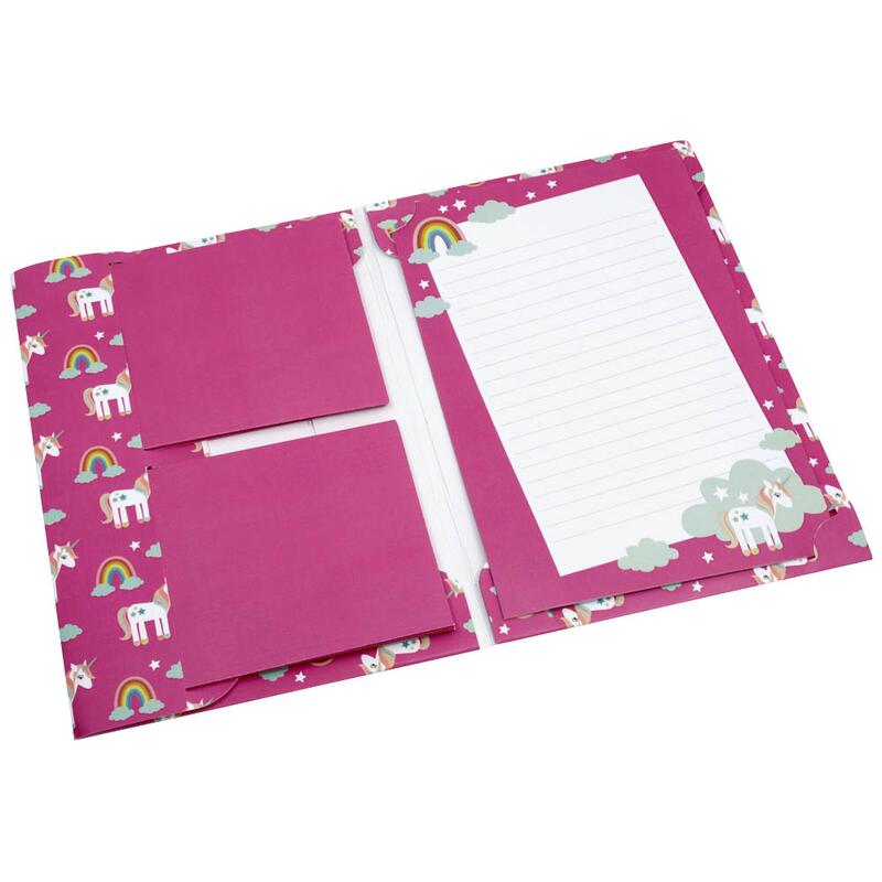 artoz Briefpapier ca. DIN A5 80 g/m² Einhorn pink 334001-03