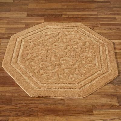Touch of Class "Palermo Octagon Rug, 5'8"" Octagon, Gold"