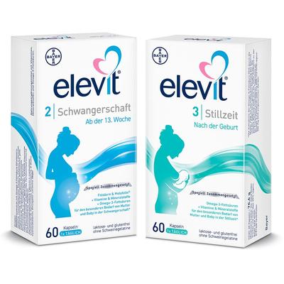 Elevit 2 + 3 Schwangerschaft und Stillzeit 2x60 St Weichkapseln