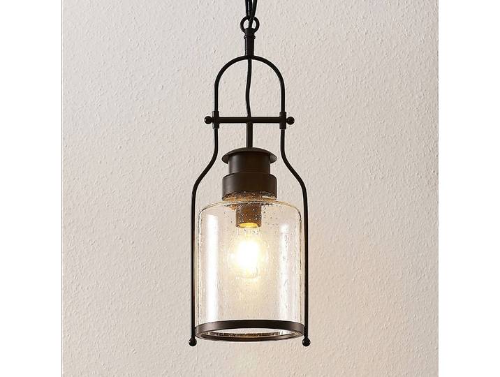 Hanglamp Rozalie, dimbaar, zwart, Hal, metaal, Vintage, hanglamp
