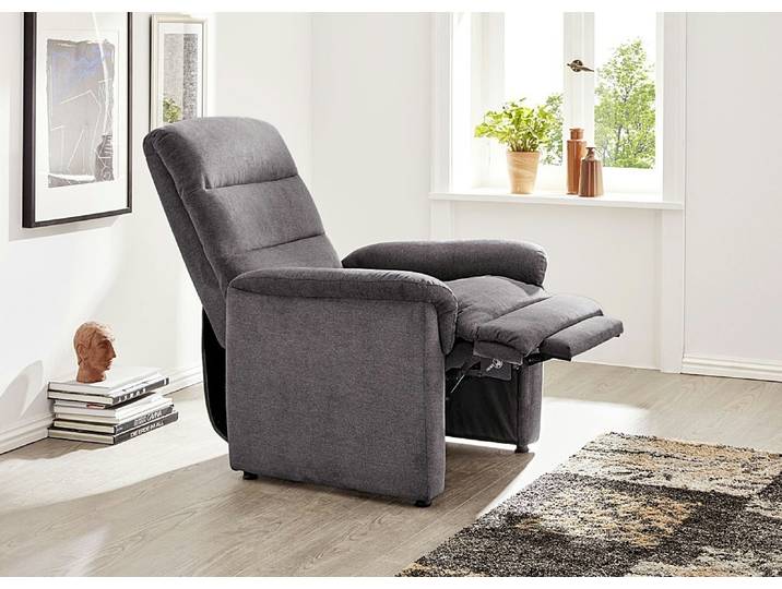 Relax-Sessel mit doppelter Federung, Grau