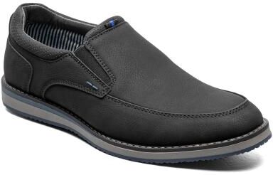 Nunn Bush Hyde II Moc Toe Slip On - Mens 10.5 Black Slip On Medium