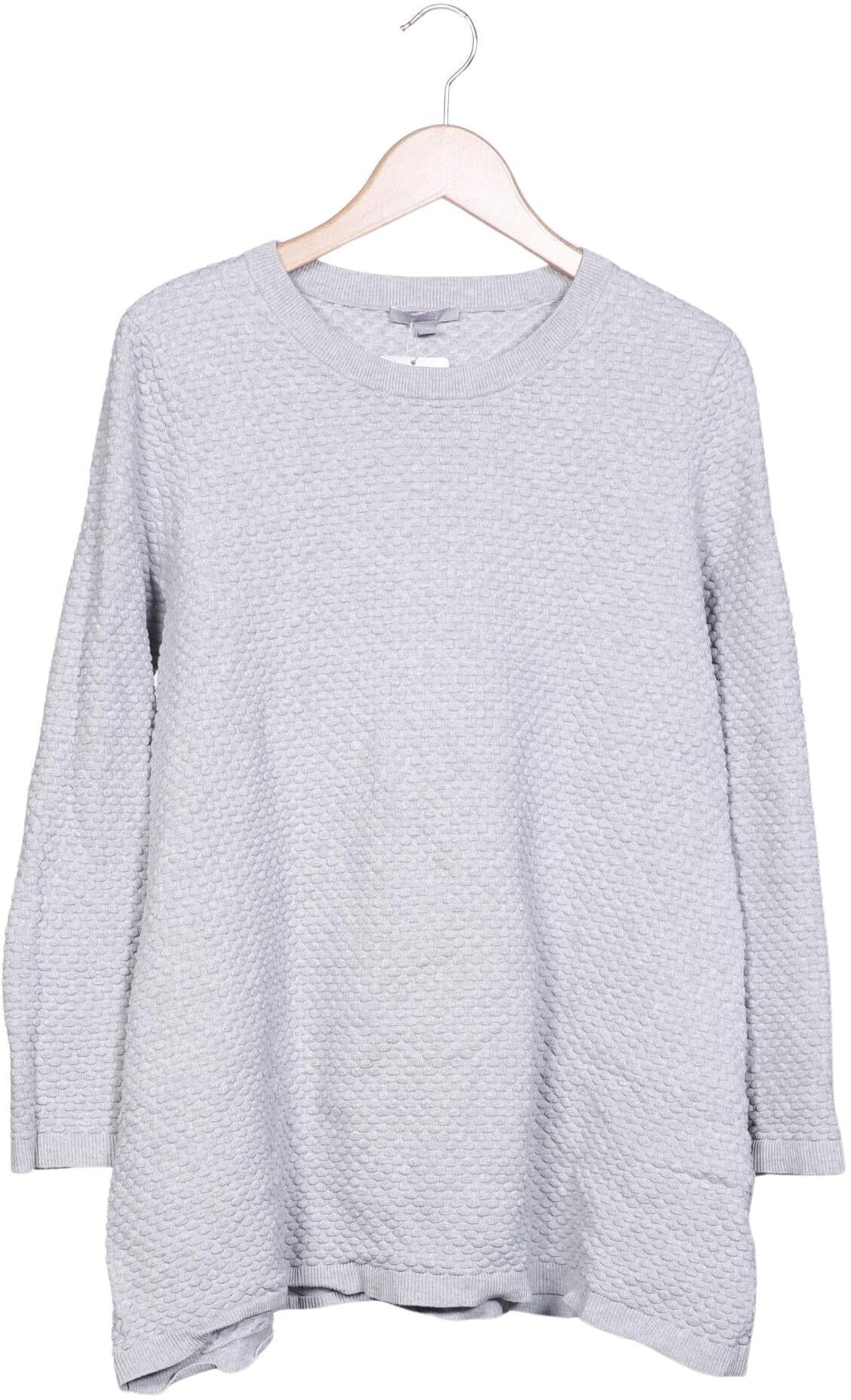 COS Damen Pullover, Grau, Gr. M, Baumwolle - Second Hand