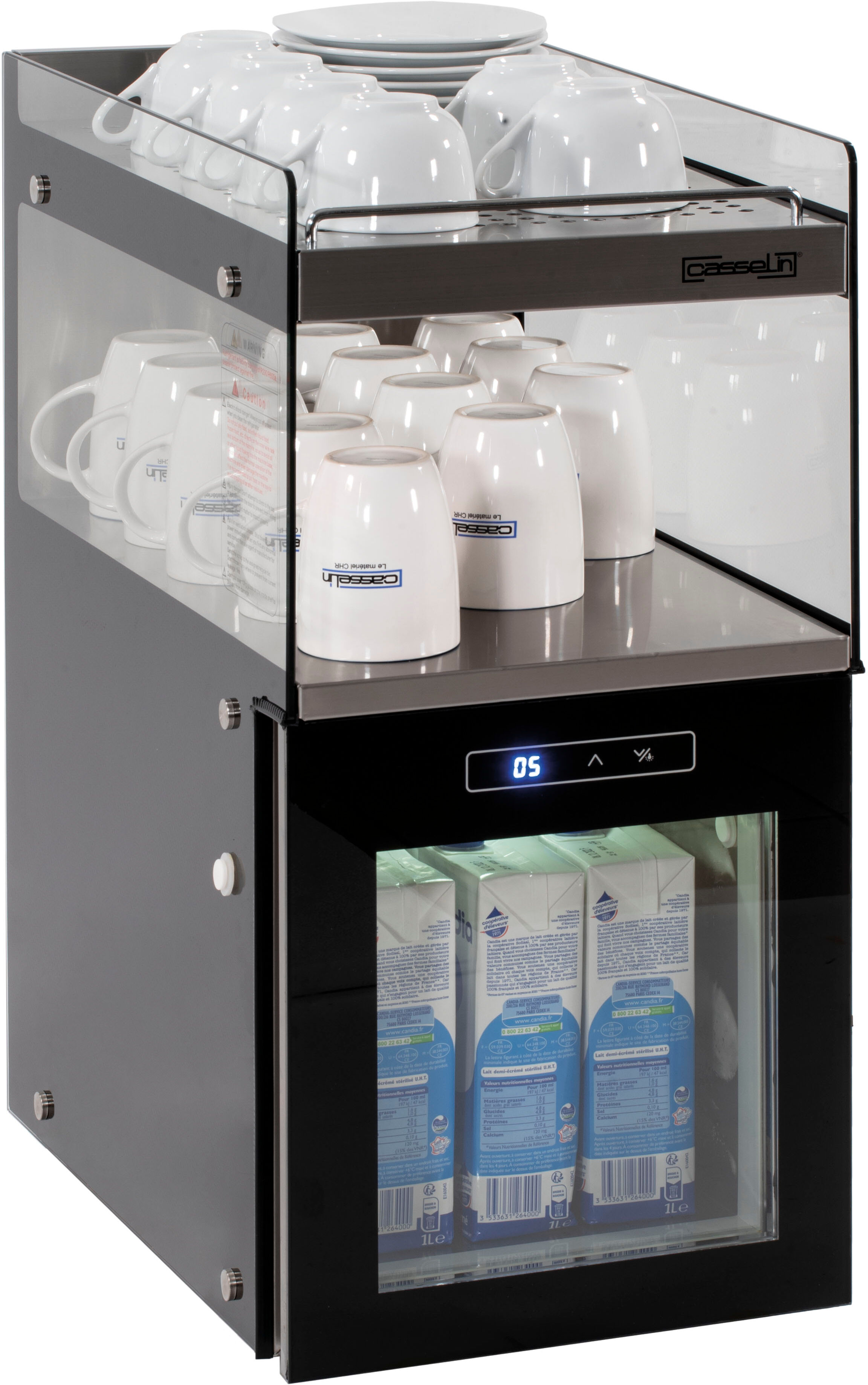 Casselin Refrigeratore di Latte e Scalda Tazze