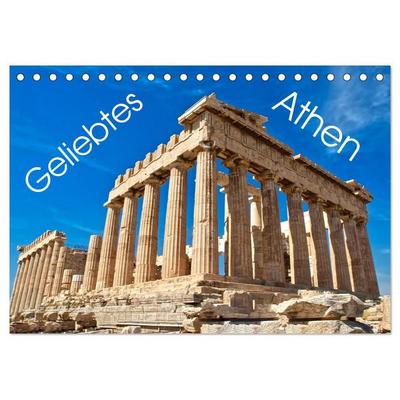 Geliebtes Athen (Tischkalender 2026 DIN A5 quer), CALVENDO Monatskalender