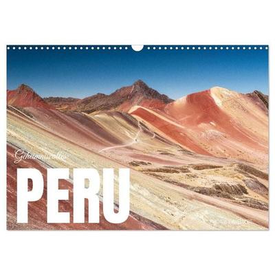 Geheimnisvolles Peru (Wandkalender 2027 DIN A3 quer), CALVENDO Monatskalender
