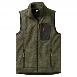 Klesi Strickfleece Weste Herren (Oliv), XL