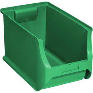 Allit Sichtlagerkasten ProfiPlus Box 456283, Größe 4H, grün, Polypropylen, 355 x 205 x 200mm