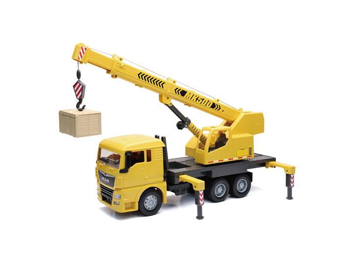 CAMION MAN TGX 6X4 AVEC GRUE AUTOMOTRICE-1/18°