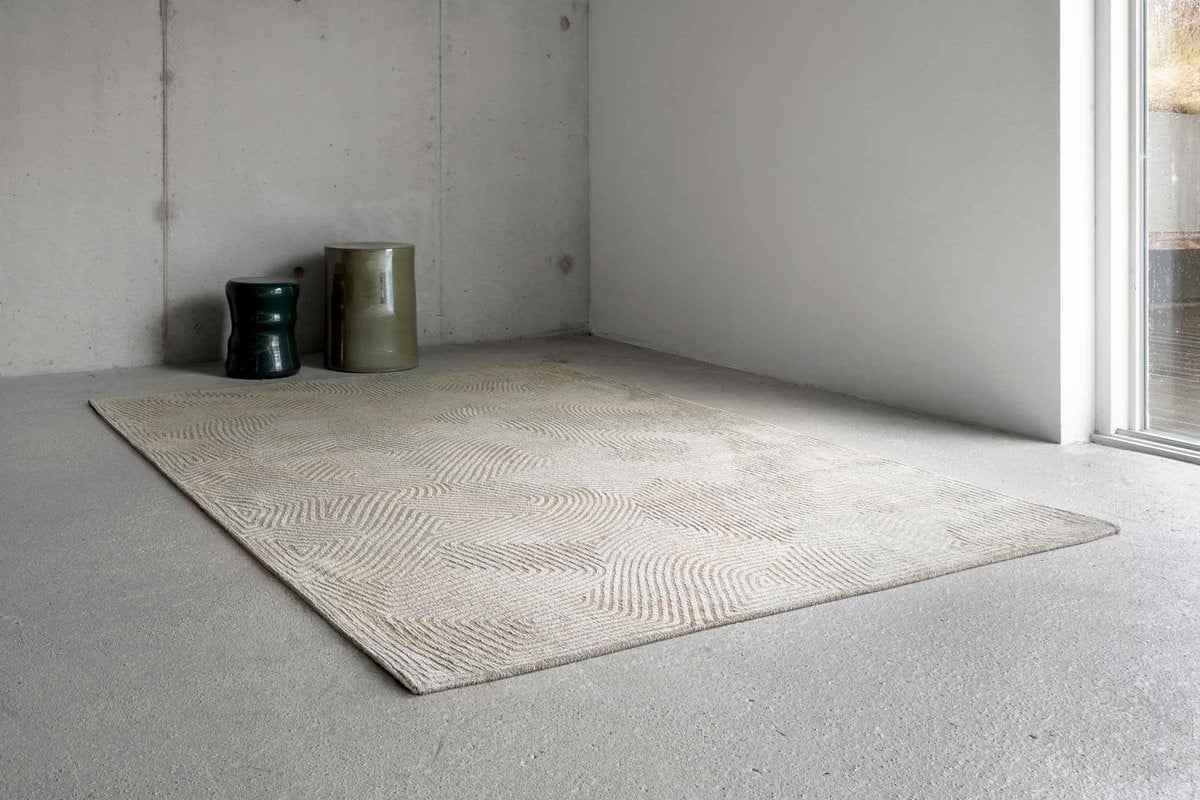 Louis de Poortere Coral Meditation 9229 Vloerkleed Shell Beige 80 x 150 cm