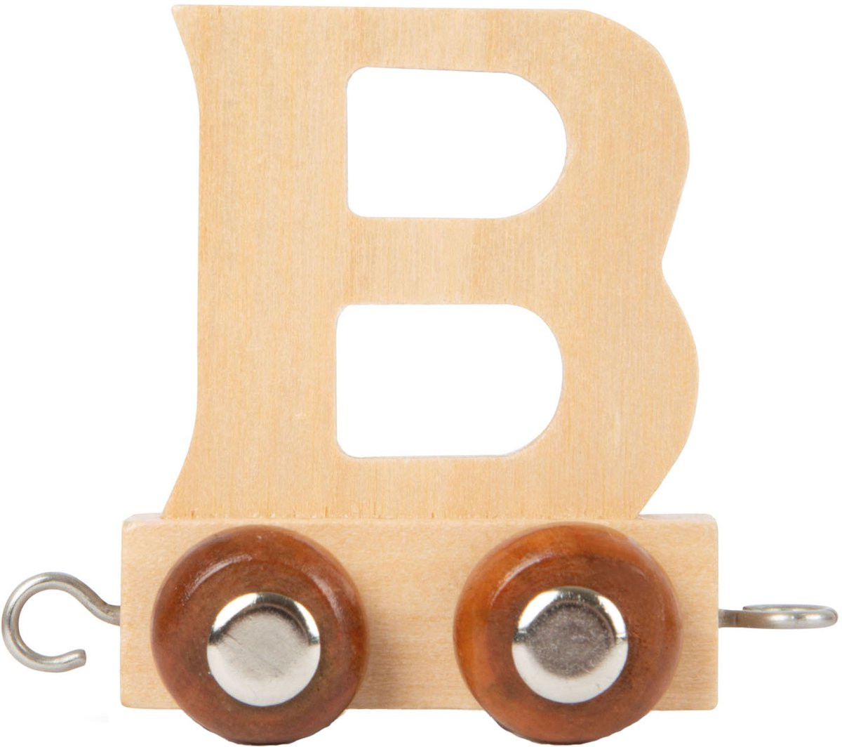 Small Foot Houten Lettertrein - Bruin