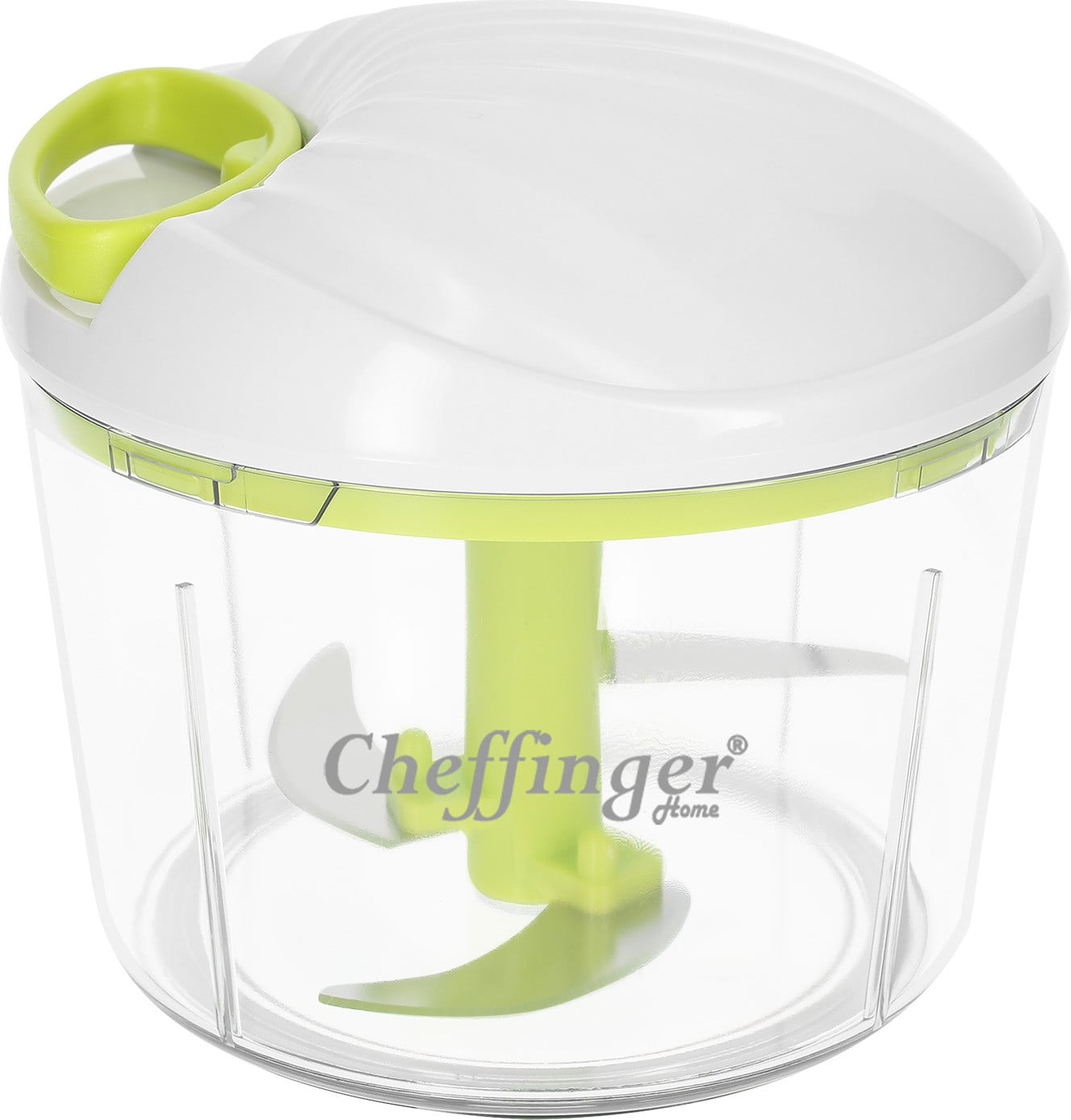 Cheffinger handmatige hakmolen, 900 ml, multifunctioneel, wit/groen