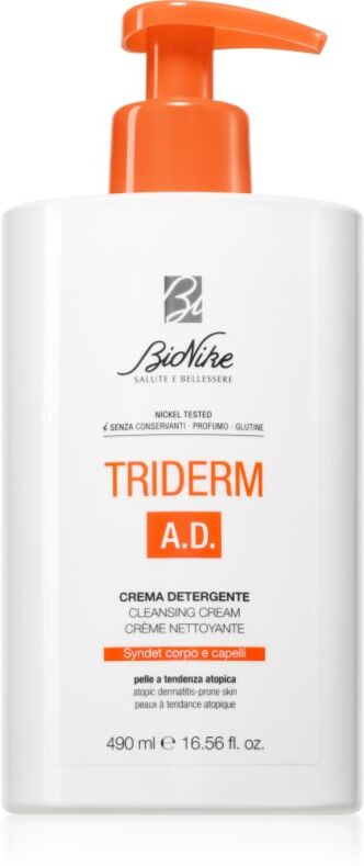 BioNike Triderm A. D. cleansing cream for atopic skin 490 ml