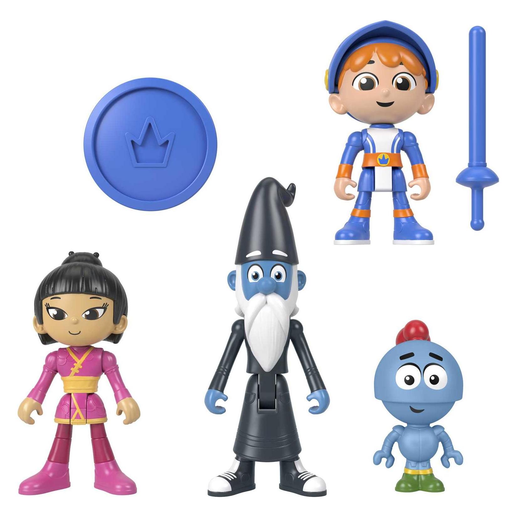 Mattel Gus der klitzekleine Ritter Gus & Freunde (4-pack) (HGK34)
