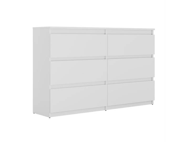 Moderne Kommode HANA M6, Weiß 120cm