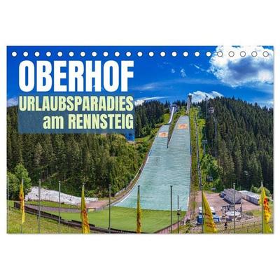 Oberhof - Urlaubsparadies am Rennsteig (Tischkalender 2026 DIN A5 quer), CALVENDO Monatskalender