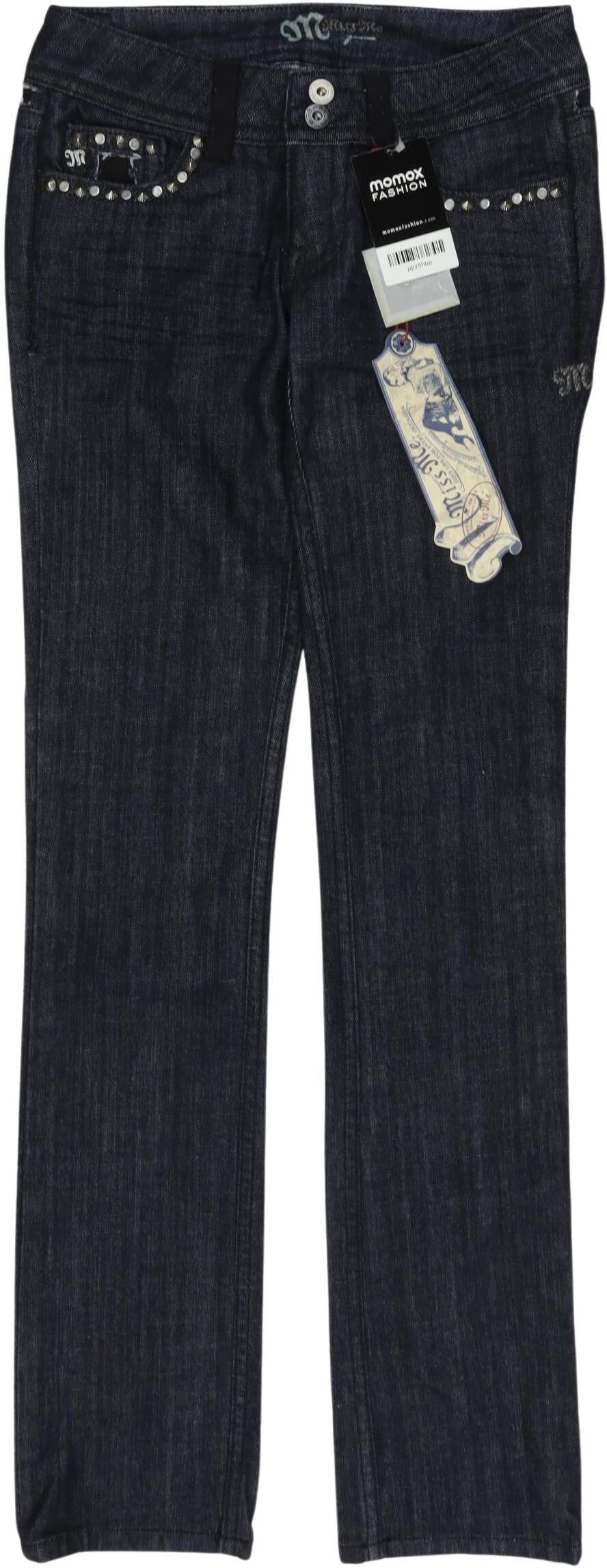 Miss Me Damen Jeans, Marineblau, Gr. W25, Elasthan / Baumwolle - Second Hand