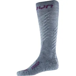 Uyn SKI ONE COMFORT FIT Socken Damen | Gr. 35-36 | grau - grau