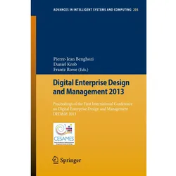 Digital Enterprise Design and Management 2013, Fachbücher